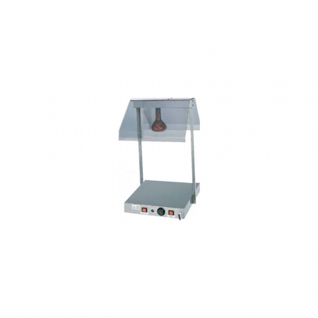 Blaturi calde - Banc de pastrare la cald a farfuriilor cu o lampa infrarosu, +30°C +90°C, 450x640x800(h) mm, PCI4711