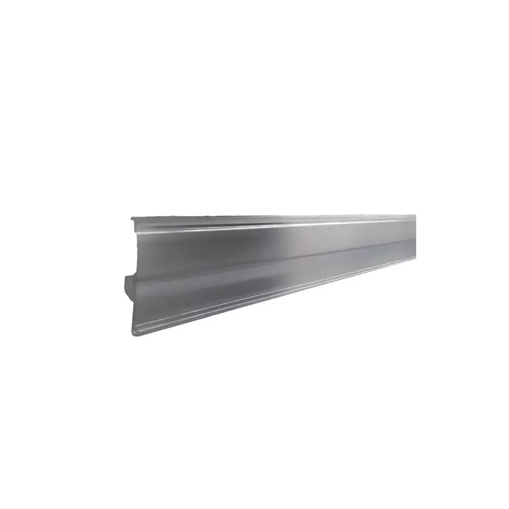 Accesorii dotari comerciale - Banda de pret LC TE39 transparenta 125 cm pentru raft