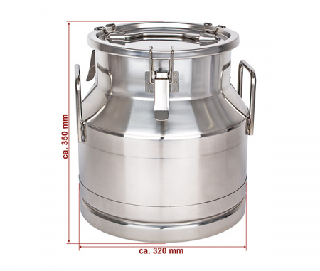 Bidon inox lapte,miere,ulei si alte produse alimentare 20 litri BMK-20 [1]