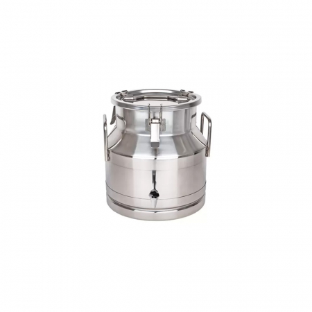 Bidon inox - Bidon transport lapte, inox cu capac etans si robinet 20 litri BMK-20A