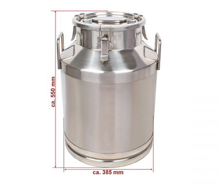 Bidon inox lapte,miere,ulei si alte produse alimentare 50 litri BMK-50 [1]