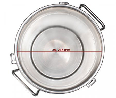 Bidon inox lapte,miere,ulei si alte produse alimentare 50 litri BMK-50 [3]