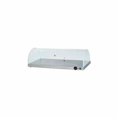 Blaturi calde - Blat cald autoservire cu capac din plexiglas, +30°C +90°C, 1000x500x300(h) mm, PCC4730