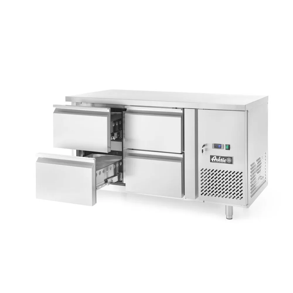 Blat frigorific 4 sertare, 136x70cm, inox, -2/+8°C [3]