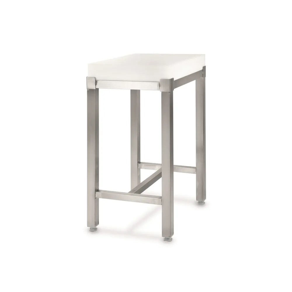 Butuc transare carne - Bloc tocat, polietilena PE500, rama otel, 400x500x800mm