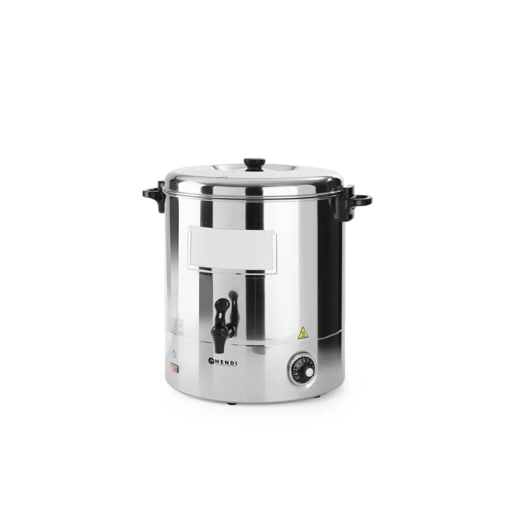 Fierbatoare vin - Boiler bauturi fierbinti inox, 30L, 2200W, termostat