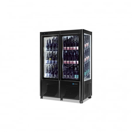Frigidere vinuri - Vitrina verticala frigorifica vin 144 sticle, 230V, ENOTECA800