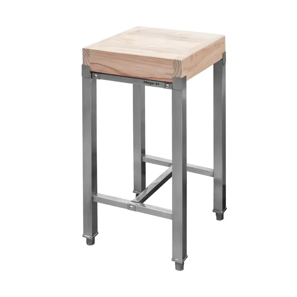 Butuc transare carne - Butuc macelar lemn, 40x40x85cm