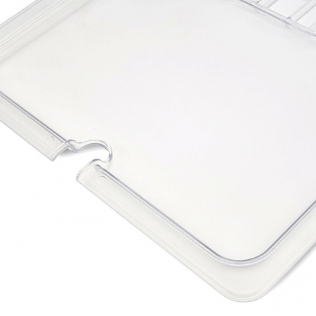 Capac gastronorm 1/1 gn policarbonat transparent cu decupaj polonic [1]