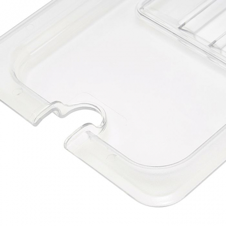 Capac gastronorm 1/3 gn policarbonat transparent cu decupaj polonic [1]