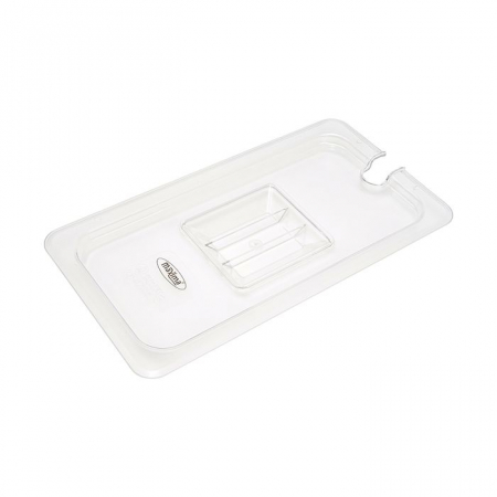 Bucatarie calda - Capac gastronorm 1/3 gn policarbonat transparent cu decupaj polonic