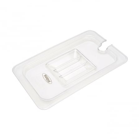 Cuve policarbonat - Capac gastronorm 1/4 gn policarbonat transparent cu decupaj polonic