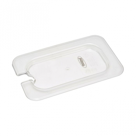 Capac gastronorm 1/9 gn policarbonat transparent cu decupaj polonic [3]
