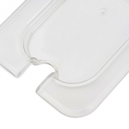 Capac gastronorm 1/9 gn policarbonat transparent cu decupaj polonic [1]