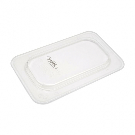 Capac gastronorm 1/9 gn policarbonat transparent, rezistent la impact [1]