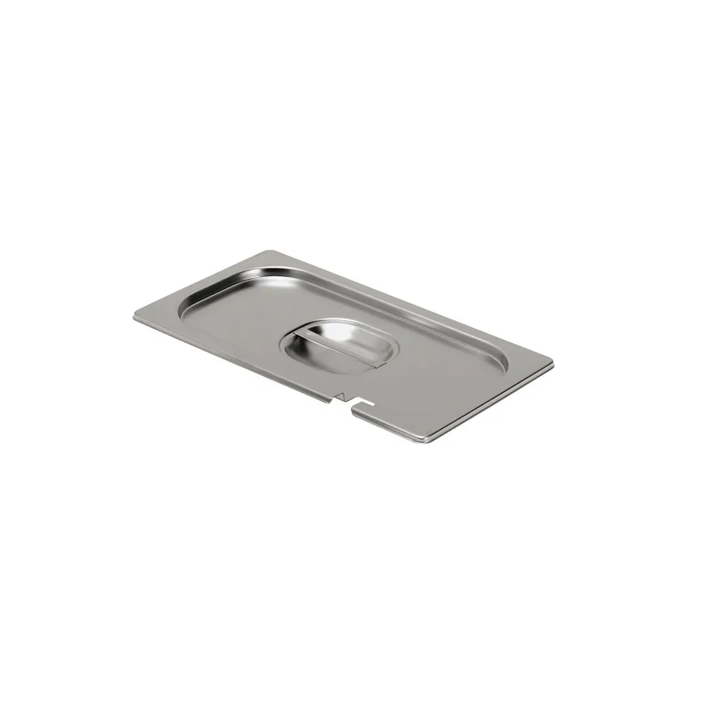 Cuve inox - Capac Gastronorm cu fanta pentru lingura GN 1/6, inox