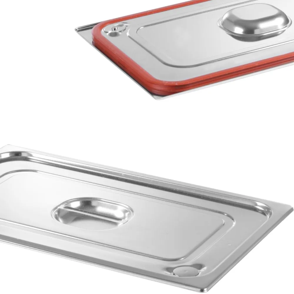Capac gastronorm cu silicon GN 2/3, inox [1]