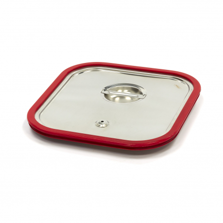 Tavi gastronomice inox - Capac inox cu garnitura de silicon GN 2/3