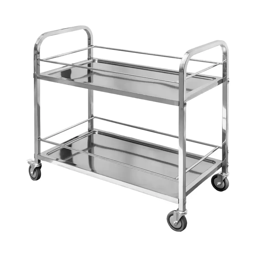 Autoservire - Carucior chelneri cu reling 95x50x95cm