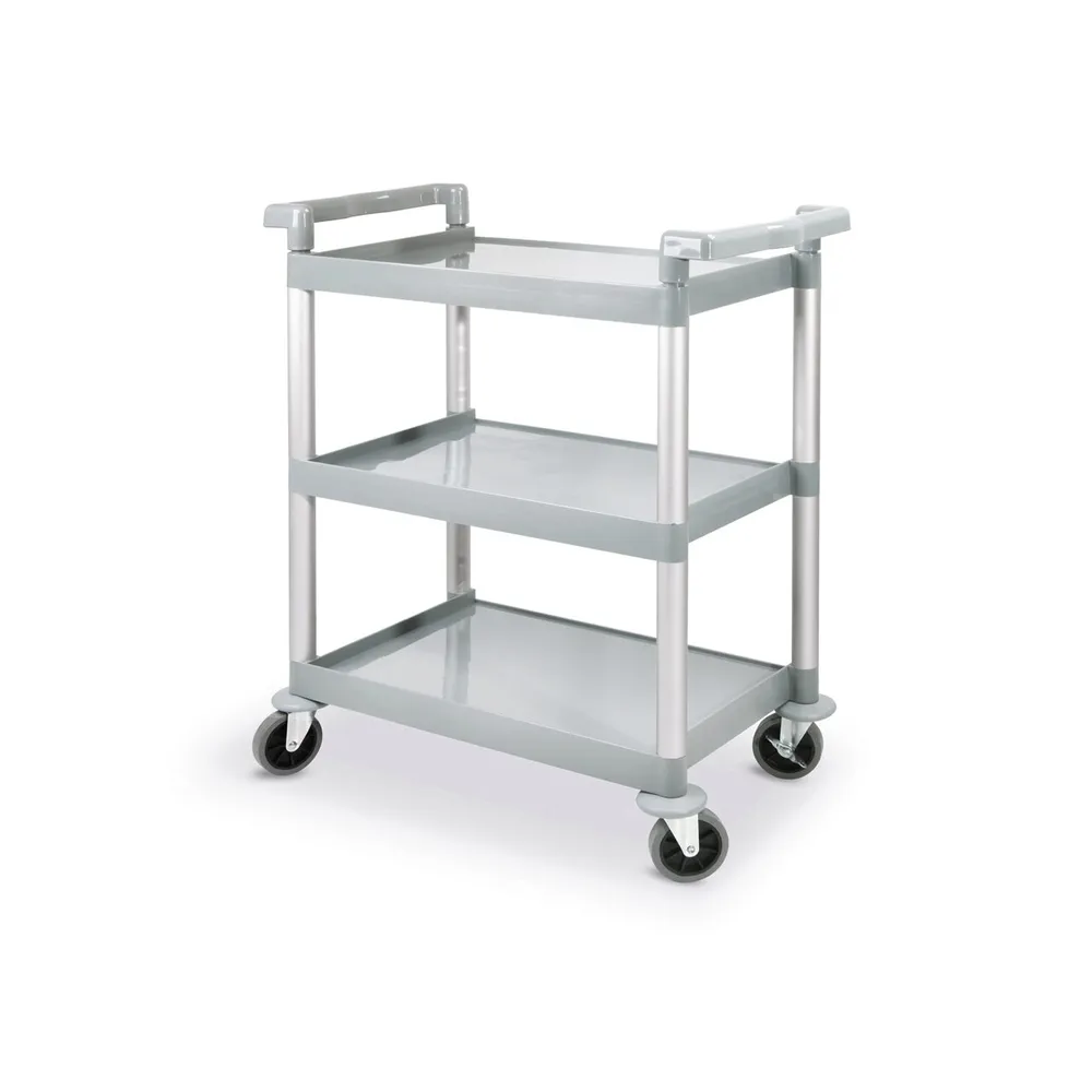 Carucioare servire plastic - Carucior de servire cu 3 nivele, polipropilena, 800x410x950 mm