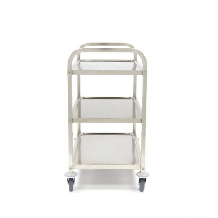 Carucior de Servire din Otel Inoxidabil cu 3 Polite, L95 x A51 x H94 cm [3]