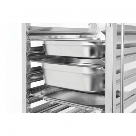 Carucior debarasare inox 15 tavi GN1/1 [2]