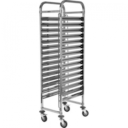 Carucior debarasare inox 15 tavi GN1/1 [1]