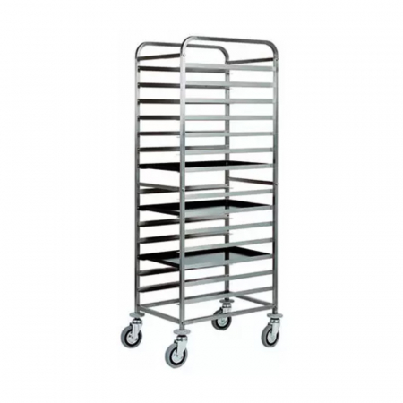 Carucioare tavi - Carucior patiserie 15 tavi 60×40 cm