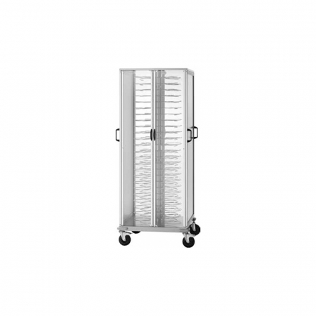 Carucioare farfurii - Carucior neutru tip dulap pentru 88 farfurii, 750x780x1830(h) mm, CA1440A