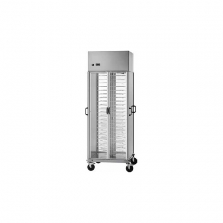 Carucioare farfurii - Carucior neutru tip dulap pentru 96 farfurii Ø 18/23cm, 750x780x1830(h) mm, CA1439A