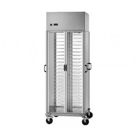 Carucioare farfurii - Carucior refrigerare pentru 88 farfurii, +8°C +12°C, 750x780x2030(h) mm, CA1439RG