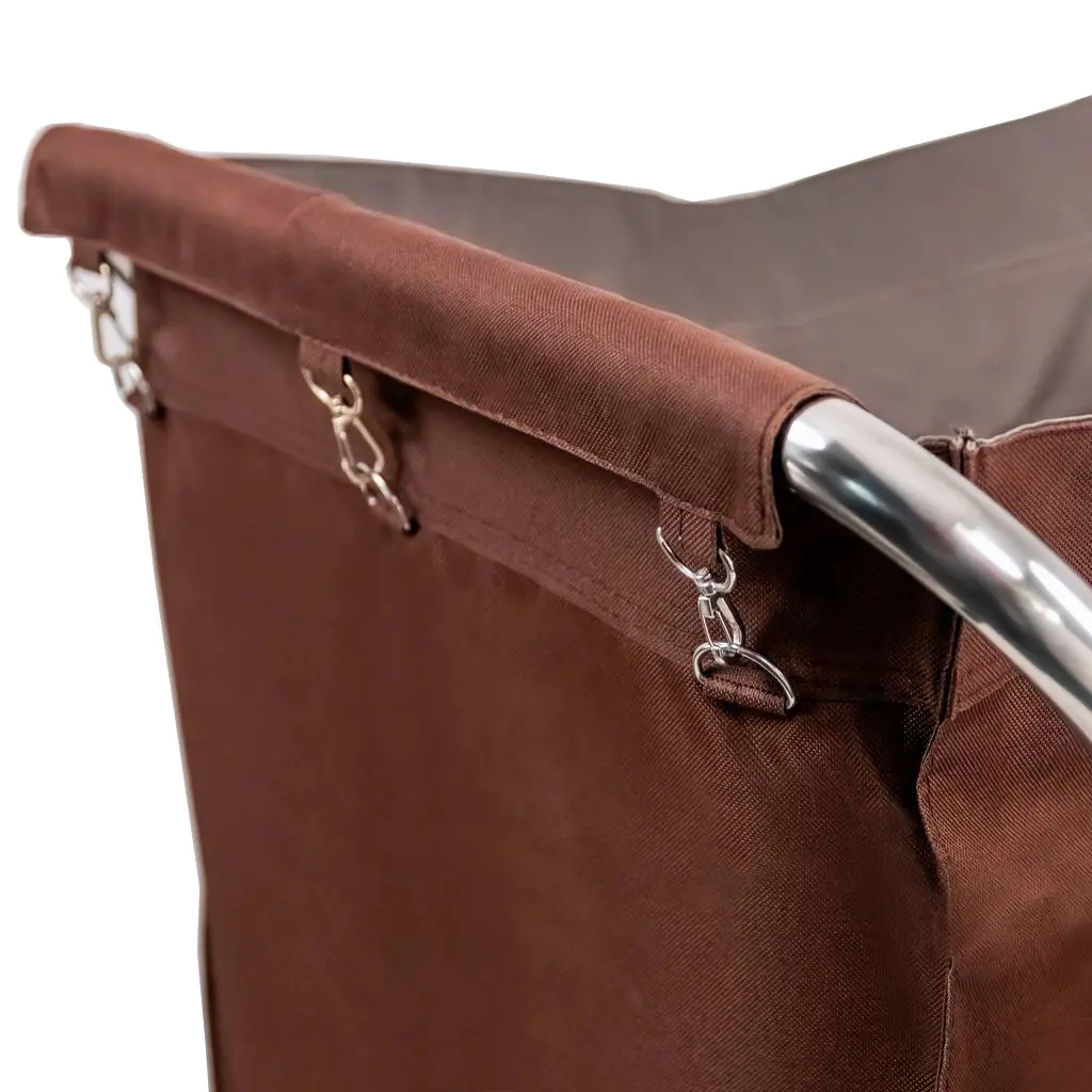 Carucior rufe pliabil 60x60x106cm, inox [3]