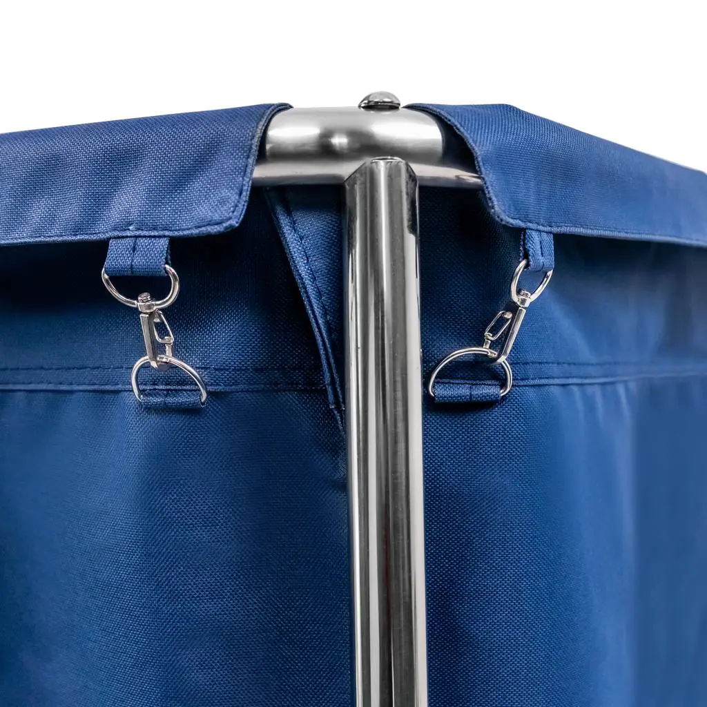 Carucior sortare rufe 90x65x78cm, inox [4]