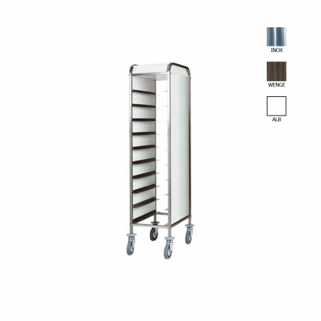 Carucioare tavi - Carucior tavi 10 x GN 1/1, 380x620x1750(h) mm, CA1450P