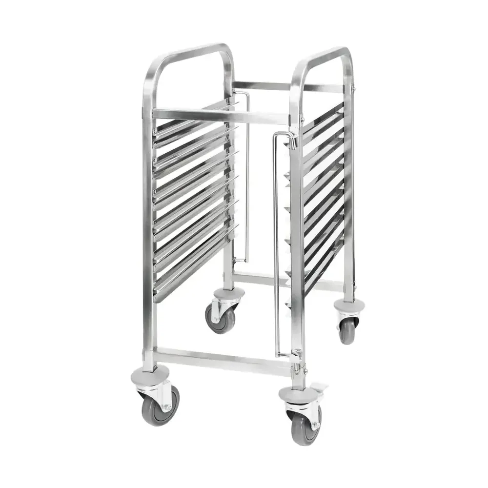 Mobilier inox - Carucior transport GN 1/1, 38x55x95cm