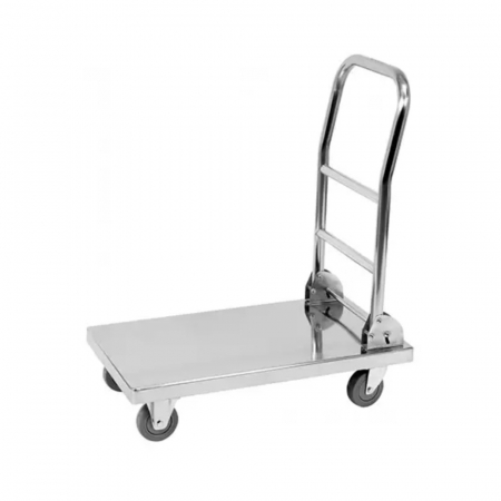 Mobilier inox - Carucior inox pentru transport 600x430mm