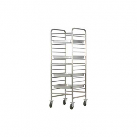 Mobilier inox - Carucior transport tavi, 14 x GN2/1 - 28 x GN1/1, 660x720x1820(h) mm, CA1486R