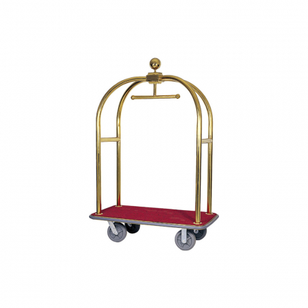 Mobilier inox - Carucior transport valize si haine, 1240x640x1900(h) mm, PV2001