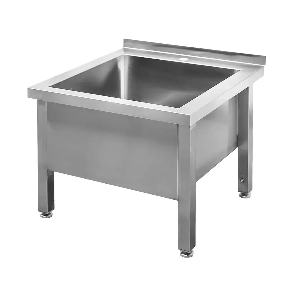 Mobilier inox - Chiuveta bucatarie cuva mare, inox, 60x60x50cm, o singura cuva