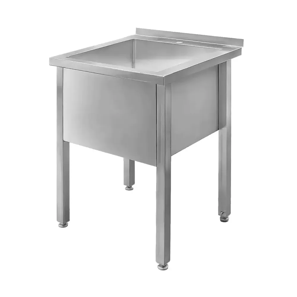 Mobilier inox - Chiuveta bucatarie cuva mare, inox, 60x60x85cm, o singura cuva