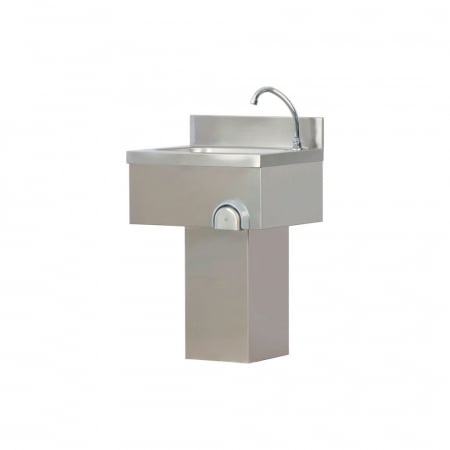 Spalator maini - Chiuveta din inox cu actionare la genunchi, 500x400x800(h) mm, LC50