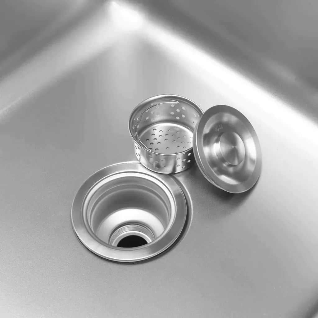 Chiuveta inox cuva dreapta, dulap 100x70x85cm [4]