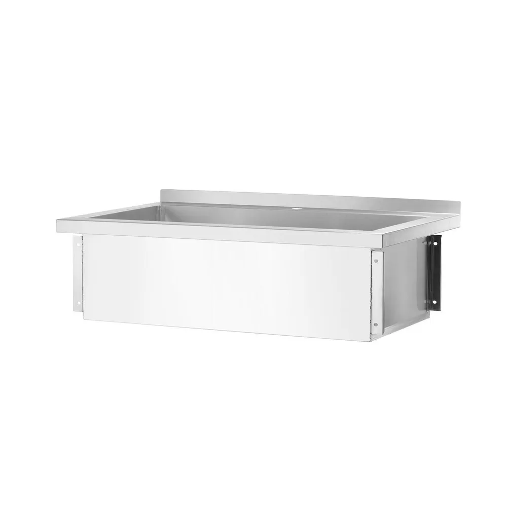 Chiuveta inox sudata, blat, 120x60x85 cm [2]