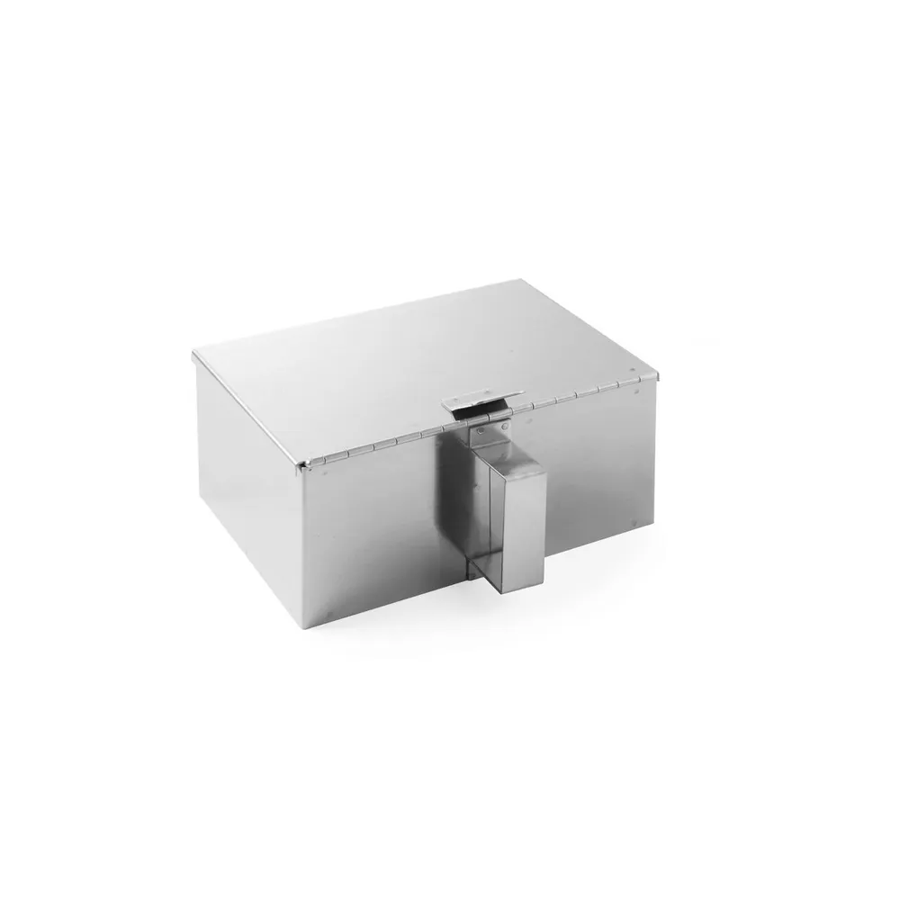 Accesorii bar - Colector scrum din inox cu capac, 210x140x90 mm