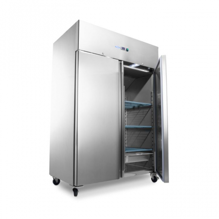 Congelator 800 litri inox cu 6 rafturi si sistem pe roti [9]