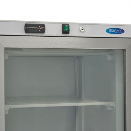 Congelator alb 400 litri cu usa sticla si 6 rafturi fixe [1]