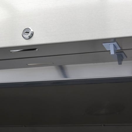 Congelator inox 1200 litri cu 2 usi sticla si 6 rafturi gn [2]