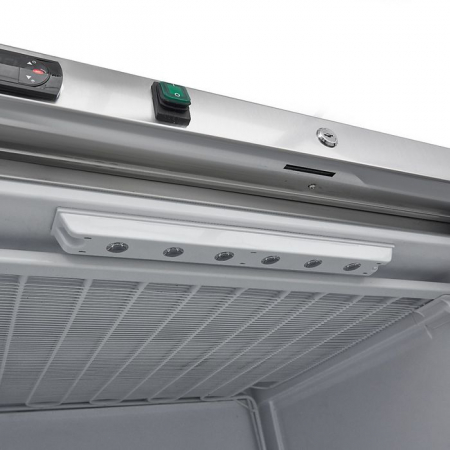 Congelator inox 600 litri cu usa sticla si 6 rafturi fixe [1]