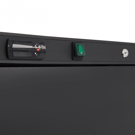 Congelator negru 600 litri cu 6 rafturi fixe si afisaj digital [1]