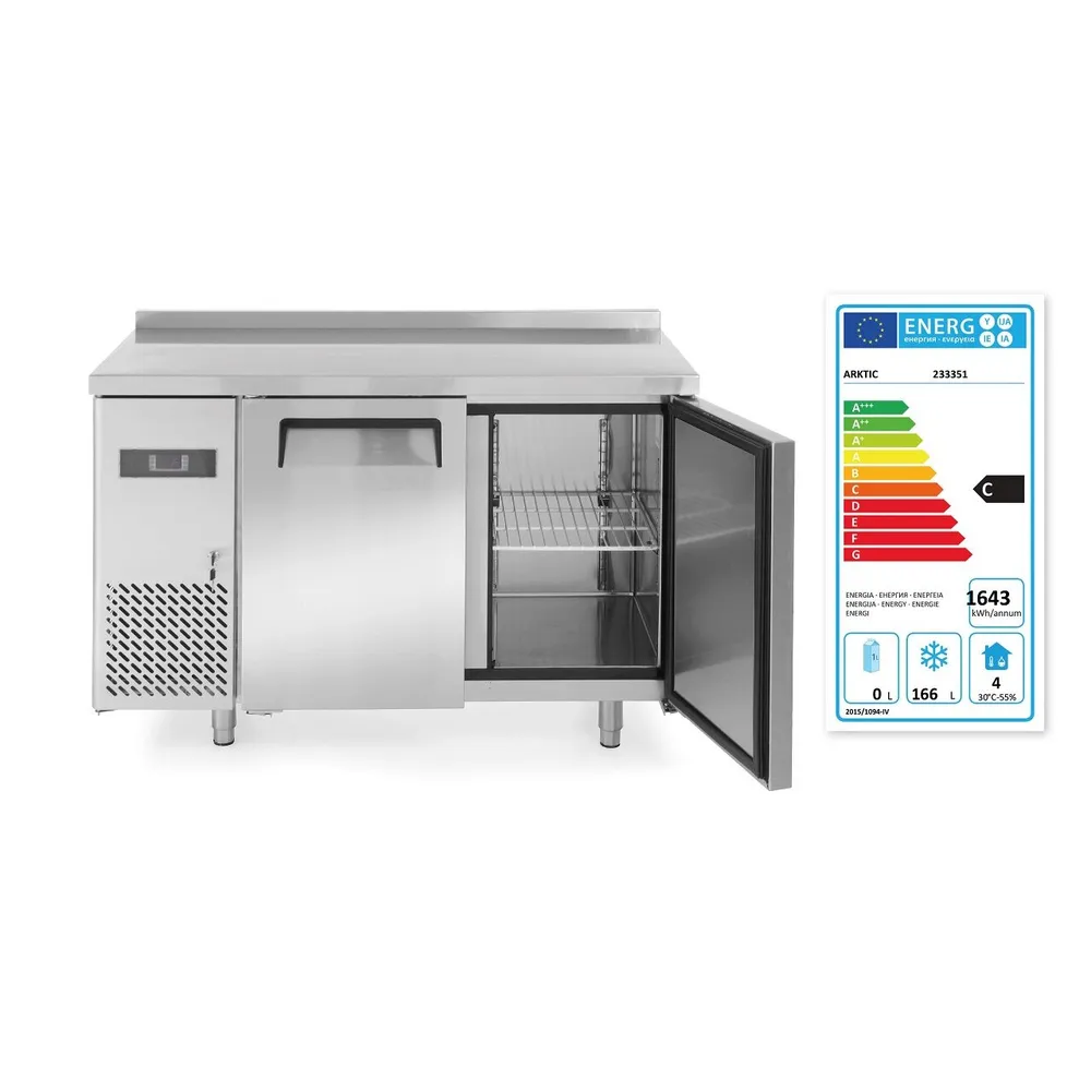 Congelator profesional 2 usi, 220L, inox, -12/-22°C [1]